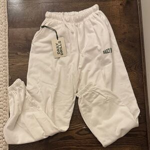 Daily Drills White Joggers